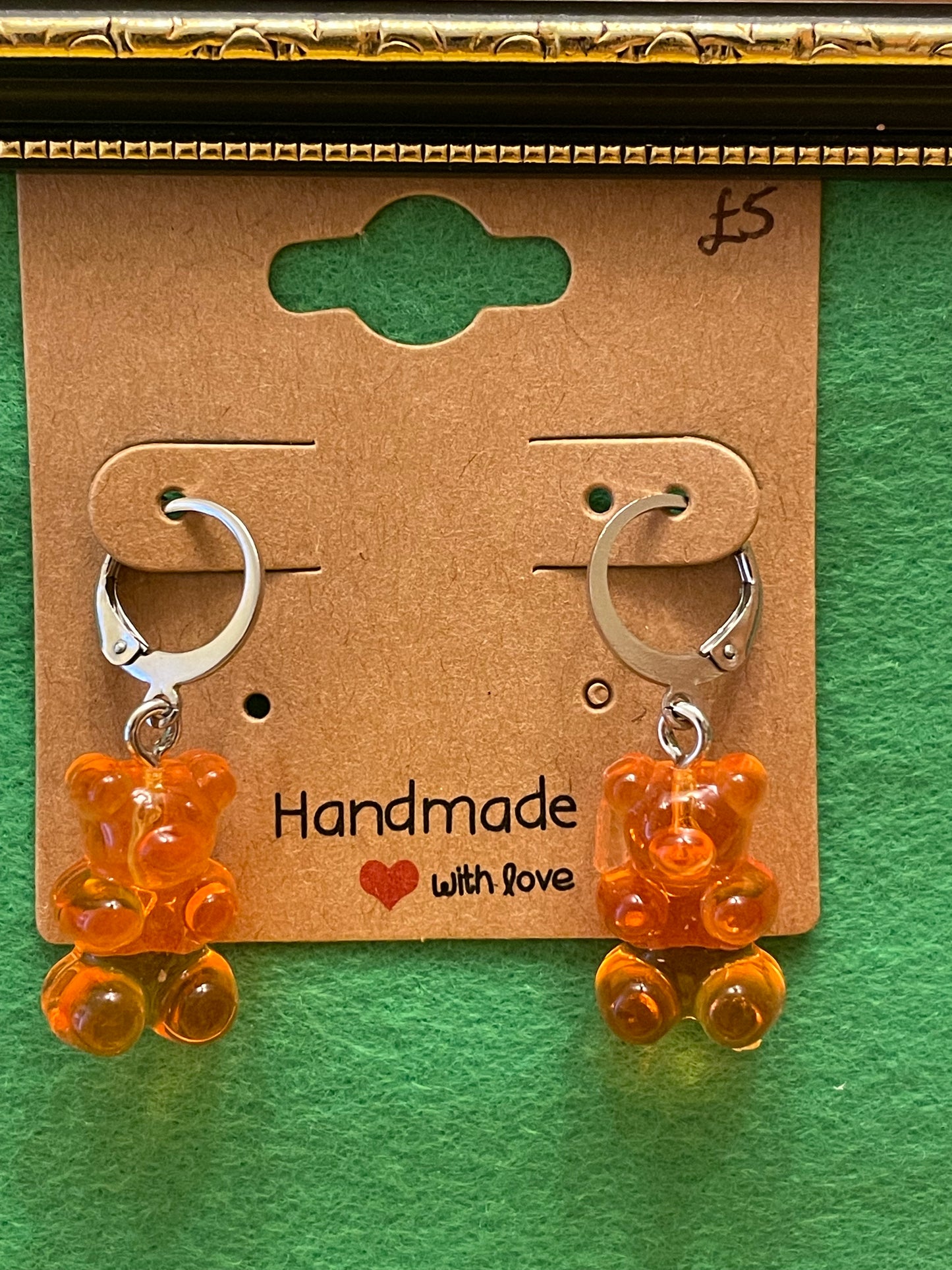 Gummy Bear Earrings by Campervan Crafter