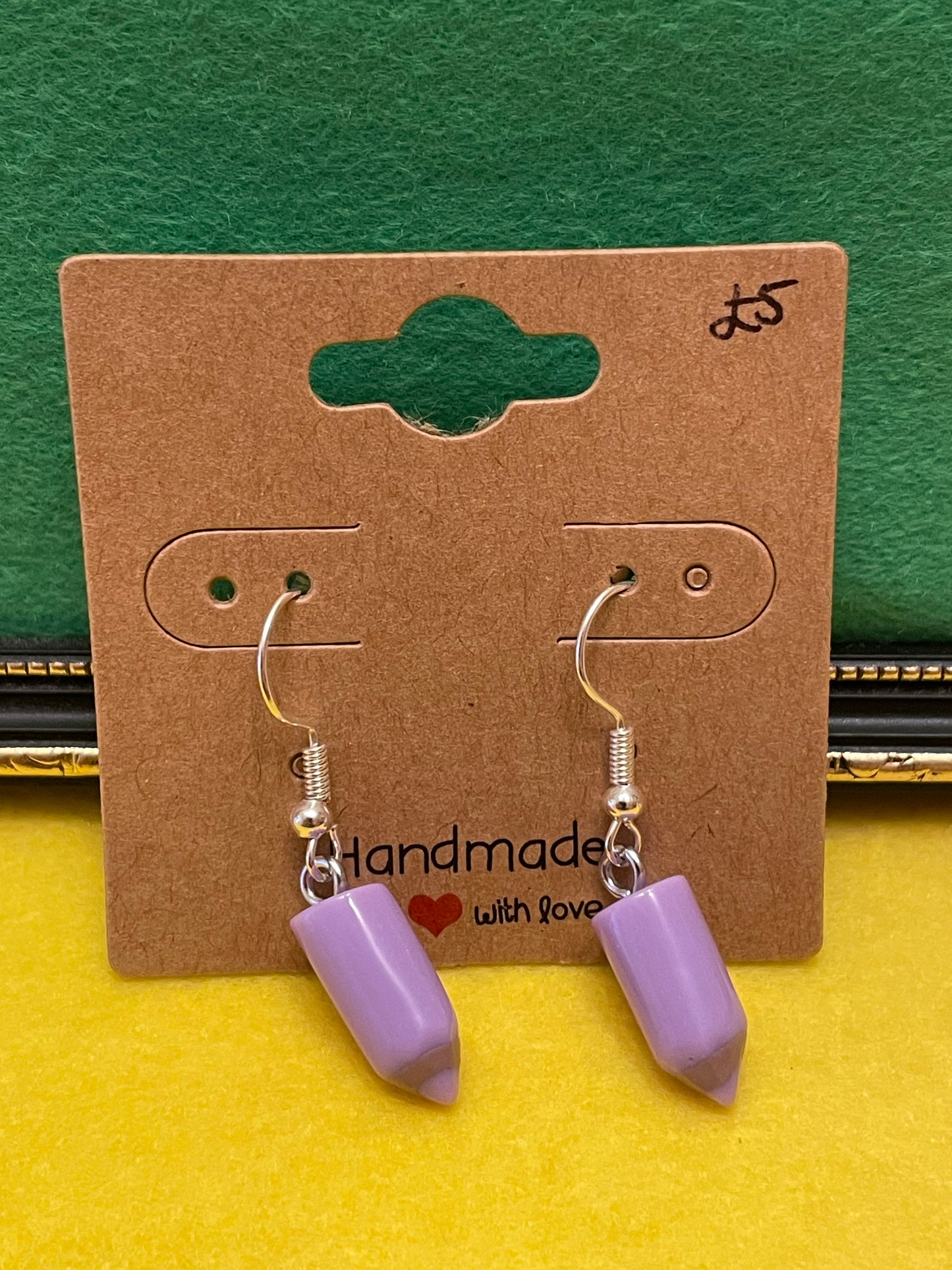 Pencil Earrings by Campervan Crafter