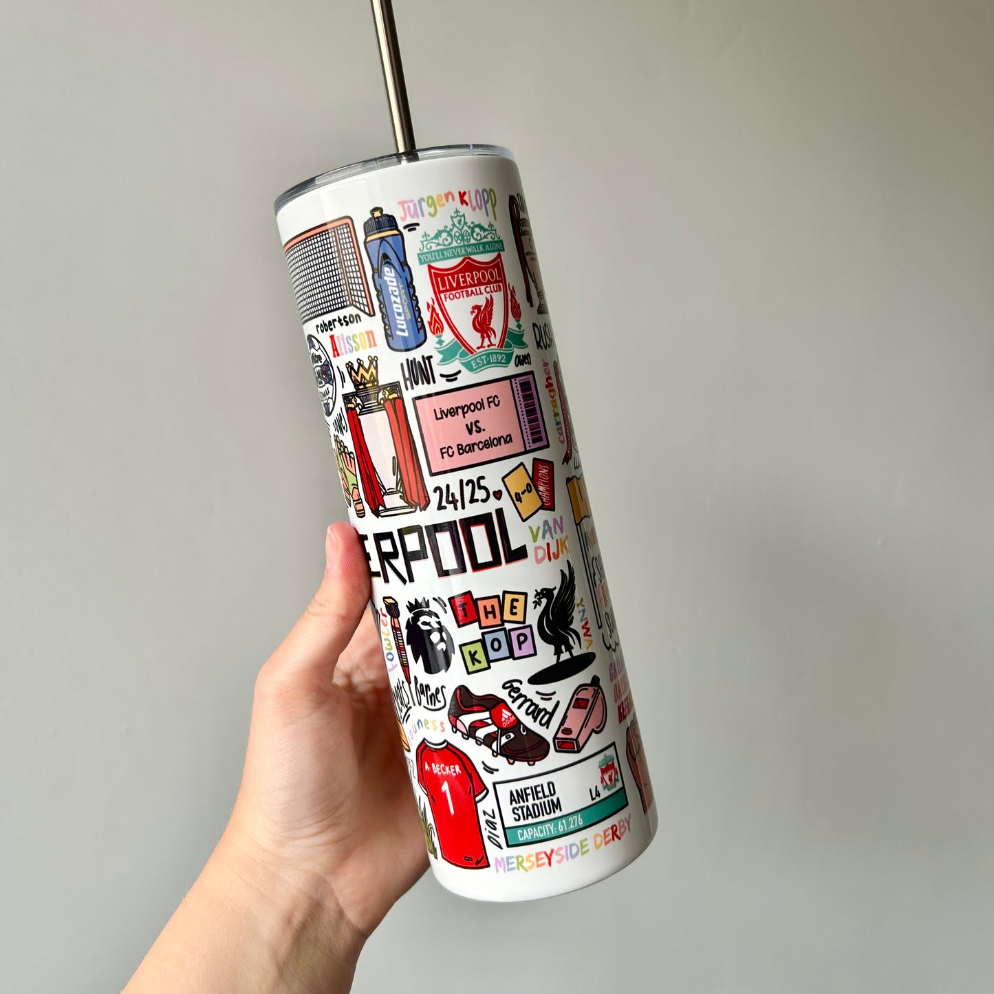 Tumbler bottles by Destiny May Design