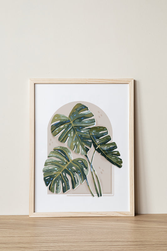 A5 Print - Cheese Plant by Anna Cheng