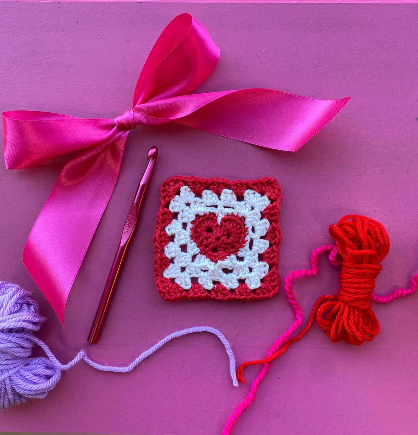Hooked for Crochet Valentine's Crochet Workshop ❤️