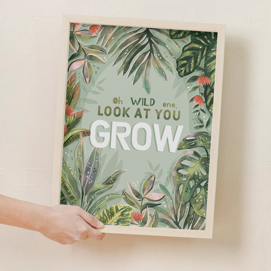 A5 Print - Look at you Grow by Anna Cheng